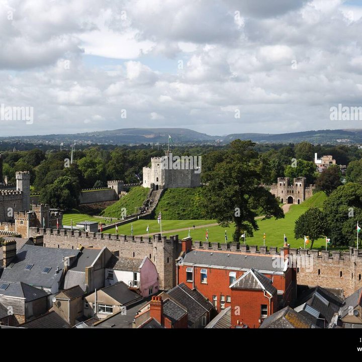 Cardiff city landmark