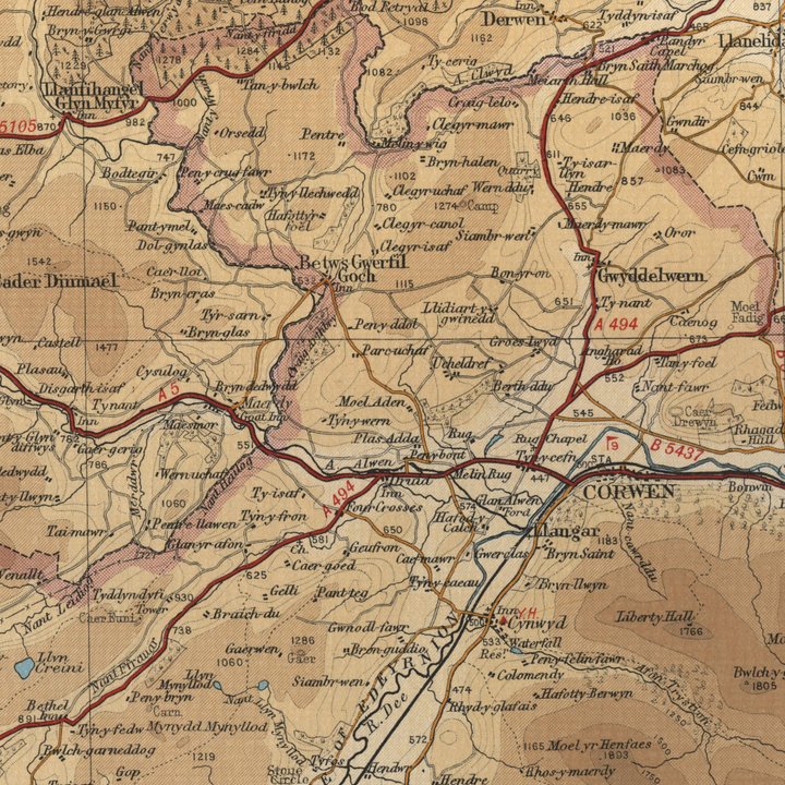 Corwen city landmark