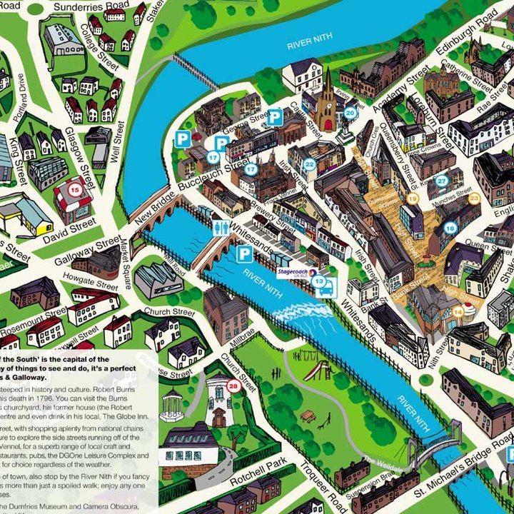 Dumfries city landmark