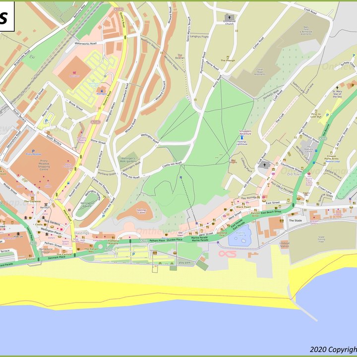 Hastings city landmark