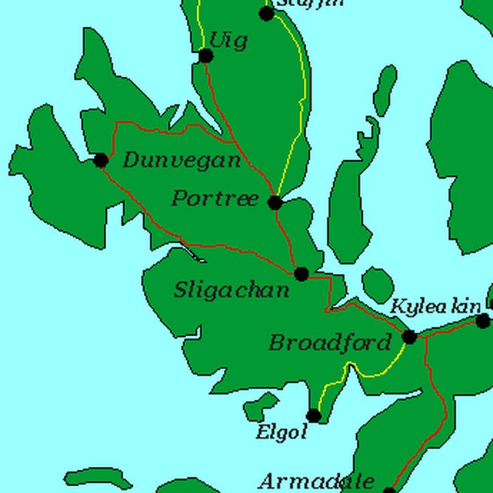 Isle of Skye - Broadford city landmark