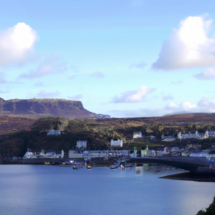 Isle of Skye - Portree city landmark
