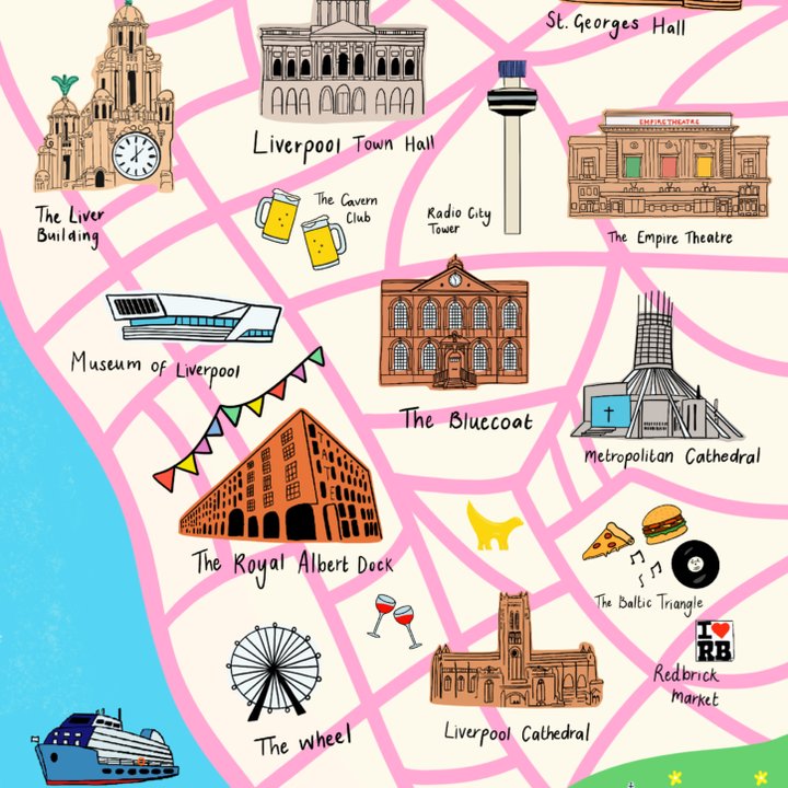 Liverpool city landmark