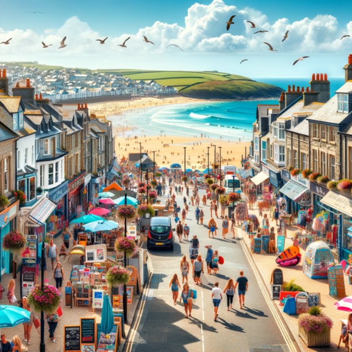 Newquay city landmark