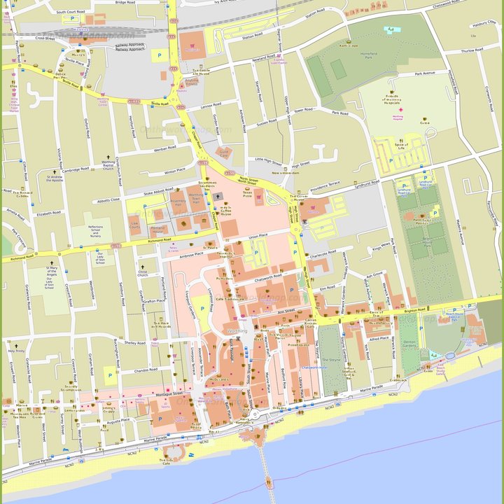 Worthing city landmark